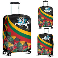 Lithuania luggage_cover - Lithuania Coat Of Arms with Flag Color RLT6 - Wonder Print Shop