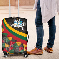 Lithuania luggage_cover - Lithuania Coat Of Arms with Flag Color RLT6 - Wonder Print Shop