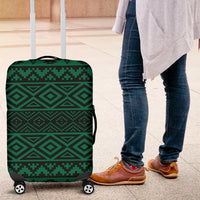 Mexico Aztec Pattern Green 01 Luggage Cover RLT13 - Wonder Print Shop