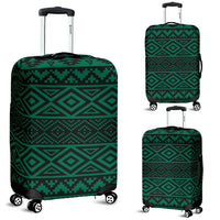 Mexico Aztec Pattern Green 01 Luggage Cover RLT13 - Wonder Print Shop
