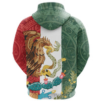 Mexico Hoodie, Mexican Aztec Pullover Hoodie RLT13 - Wonder Print Shop