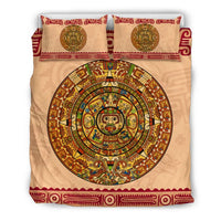 Mexico Maya Aztec Calendar Bedding Set RLT13 - Wonder Print Shop
