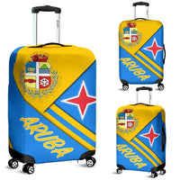 Aruba Luggage Covers - Aruba Coat Of Arms RLT7 - Wonder Print Shop