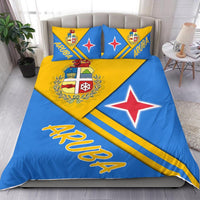 Aruba Bedding Set - Aruba Coat Of Arms RLT7 - Wonder Print Shop