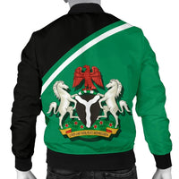 Nigeria Mens Bomber Jacket Curve Version RLT8 - Wonder Print Shop