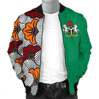 Nigeria Mens Bomber Jacket Ankara Pattern RLT8 - Wonder Print Shop