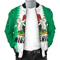 Nigeria Mens Bomber Jacket Simple Sports RLT8 - Wonder Print Shop