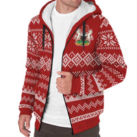 Nigeria Christmas Sherpa Hoodie Womens/Mens RLT8 - Wonder Print Shop