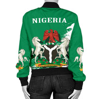 Nigeria Special Womens Bomber Jacket RLT8 - Wonder Print Shop
