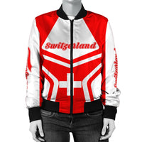 Switzerland Coat Of Arms Women Bomber Jacket My Style RLT13 - Wonder Print Shop