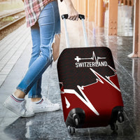 Switzerland Luggage Cover Switzerland In My Heartbeat RLT13 - Wonder Print Shop