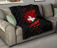 Switzerland In Me Quilt Special Grunge Style RLT13 - Wonder Print Shop