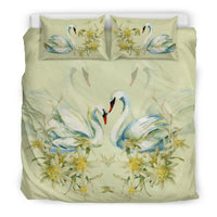 Switzerland Swan Bedding Set RLT13 - Wonder Print Shop