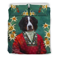 Bernese Mountain Dog Potrait Switzerland Bedding Set RLT13 - Wonder Print Shop