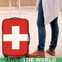 Switzerland Flag Luggage Cover RLT13 - Wonder Print Shop