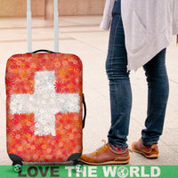Switzerland Flower Luggage Cover RLT13 - Wonder Print Shop