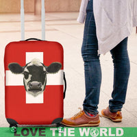Switzerland Cow Luggage Cover RLT13 - Wonder Print Shop