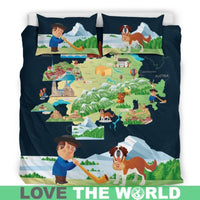 Switzerland Symbols Bedding Set RLT13 - Wonder Print Shop
