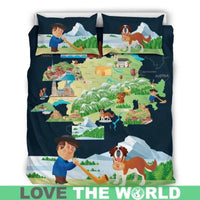 Switzerland Symbols Bedding Set RLT13 - Wonder Print Shop