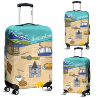 Switzerland Travel Luggage Cover RLT13 - Wonder Print Shop