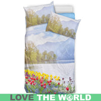 Lugano Switzerland Bedding Set RLT13 - Wonder Print Shop