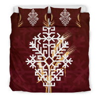 Latvia Folk Sign Austras Koks Bedding Set RLT6 - Wonder Print Shop