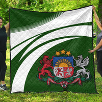 Latvia Coat Of Arms Premium Quilt Cricket RLT6 - Wonder Print Shop