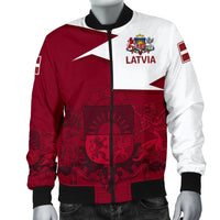 Latvia Men's Bomber Jacket - HOME RLT6 - Wonder Print Shop