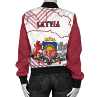 Latvia Women Bomber Jacket RLT6 - Wonder Print Shop