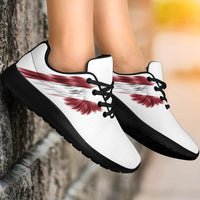 Latvia Sneakers Wings Flag Women's/Men's RLT6 - Wonder Print Shop