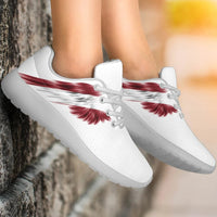 Latvia Sneakers Wings Flag Women's/Men's RLT6 - Wonder Print Shop