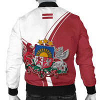 Latvia Men's Bomber Jacket - Latvian Pride RLT6 - Wonder Print Shop
