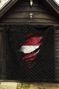 Latvia In Me Premium Quilt - Special Grunge Style RLT6 - Wonder Print Shop