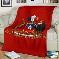 Chile Premium Blanket Special Coat of Arms RLT7 - Wonder Print Shop