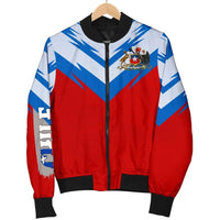 Chile Women's Bomber Jacket New Release RLT7 - Wonder Print Shop