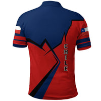 Chile Polo Shirt Lightning RLT7 - Wonder Print Shop