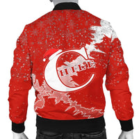 Chile Christmas Coat Of Arms Men Bomber Jacket X Style RLT7 - Wonder Print Shop