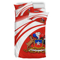 Chile Coat Of Arms Bedding Set Cricket RLT7 - Wonder Print Shop