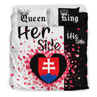 Slovakia Bedding Set Couple King/Queen Her Side/His Side RLT13 - Wonder Print Shop