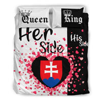 Slovakia Bedding Set Couple King/Queen Her Side/His Side RLT13 - Wonder Print Shop