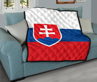 Slovakia Flag Premium Quilt RLT13 - Wonder Print Shop