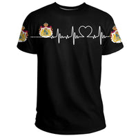 Sweden T Shirt Heartbeat RLT7 - Wonder Print Shop