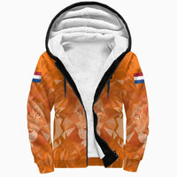 (Custom) Netherlands Lion Sherpa Hoodie Euro Soccer RLT7 - Wonder Print Shop