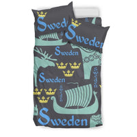 Sweden Things Bedding Set RLT7 - Wonder Print Shop