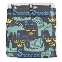 Sweden Things Bedding Set RLT7 - Wonder Print Shop