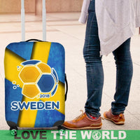 Sweden Flag Football Luggage Covers RLT7 - Wonder Print Shop