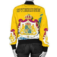 Sweden Special Women's Bomber Jacket RLT7 - Wonder Print Shop