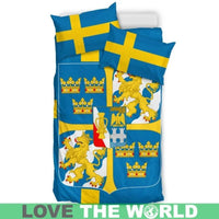 Sweden Coat Of Arms Bedding Set RLT7 - Wonder Print Shop