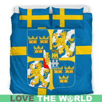 Sweden Coat Of Arms Bedding Set RLT7 - Wonder Print Shop