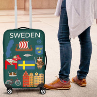 Sweden Symbol Luggage Cover RLT7 - Wonder Print Shop